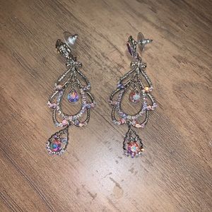Prom Iridescent Drop Earrings